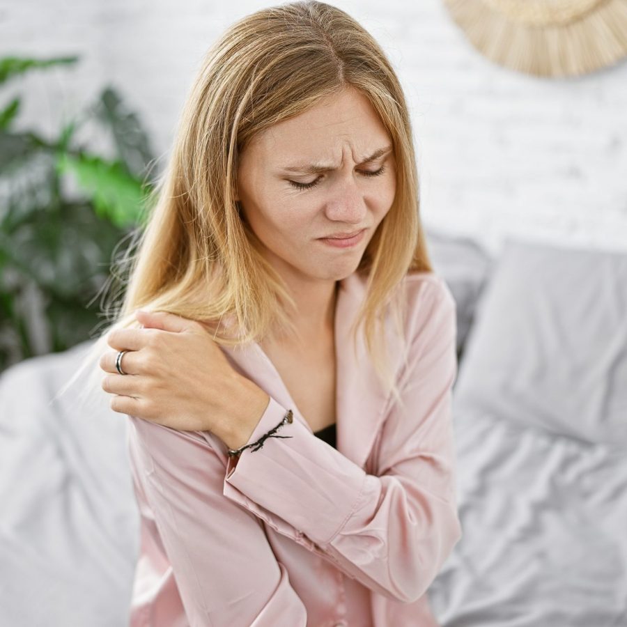 Schulterschmerzen vom alltag